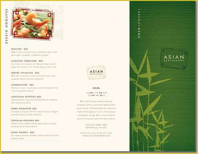 Free Word Document Menu Templates Of 12 Best Chinese Food Restaurant Menu Templates