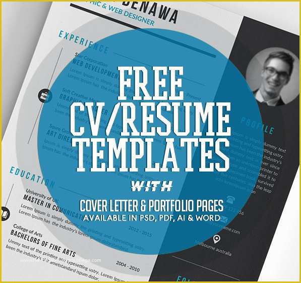 Free Word Resume Templates 2017 Of 20 Free Cv Resume Templates 2017 Freebies