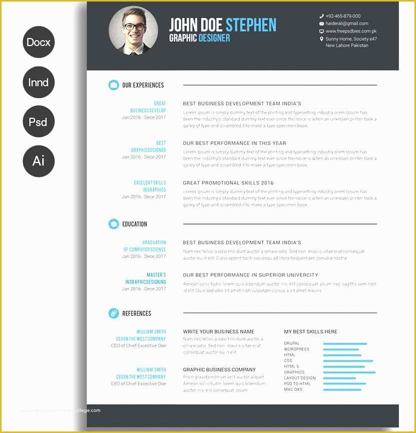 Free Word Resume Templates 2017 Of Microsoft Word Resume Template 2017 Resume format 2017 20