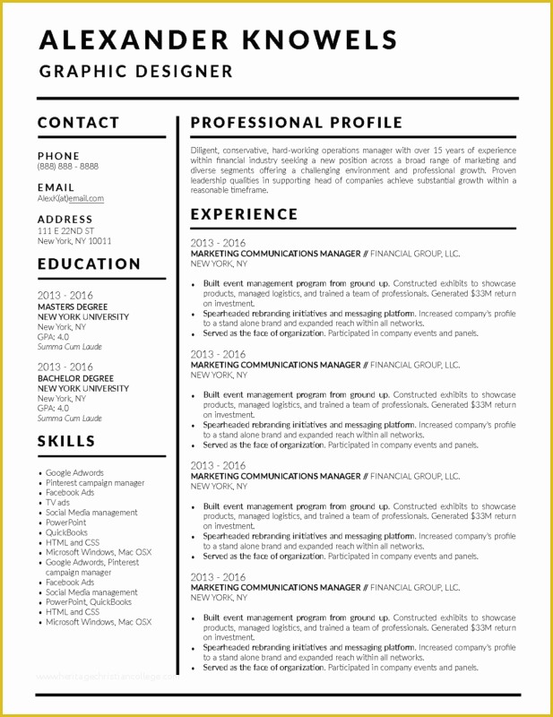 Free Word Resume Templates 2018 Of 2018 Best Clean and Simple Resume Templates top 5