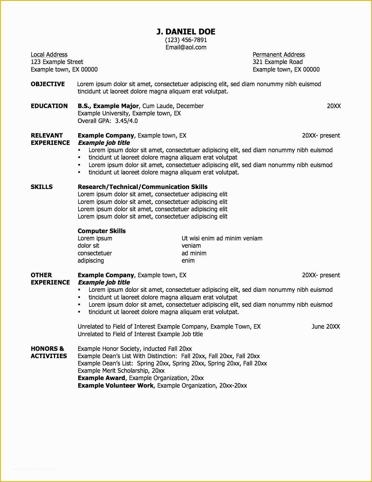 Free Word Resume Templates 2018 Of Inspirational Free Printable Resume Templates Microsoft