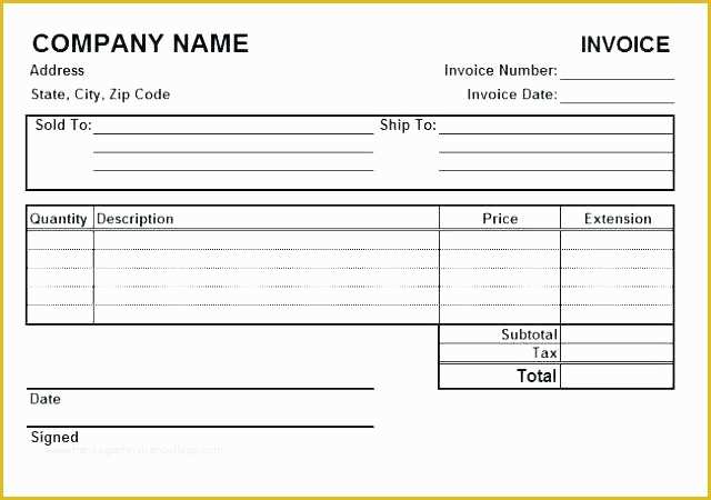 Free Word Templates for Mac Of Generic Invoice Template – Pranksmonkeyub