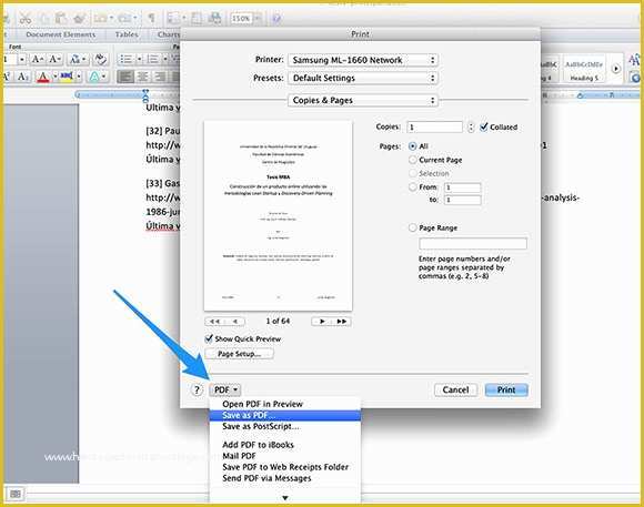 Free Word Templates for Mac Of How to Print to Pdf In Word for Mac