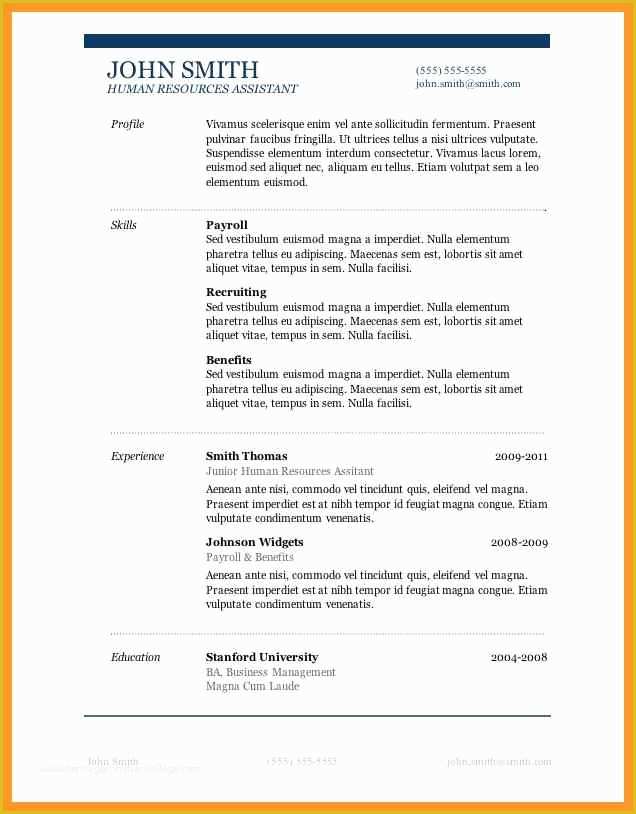 Free Word Templates for Mac Of Resume Templates for Mac Pages Free