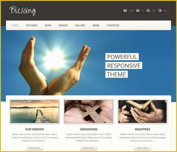 Free Wordpress Church Templates Of 10 Free and Premium Church Wordpress themes