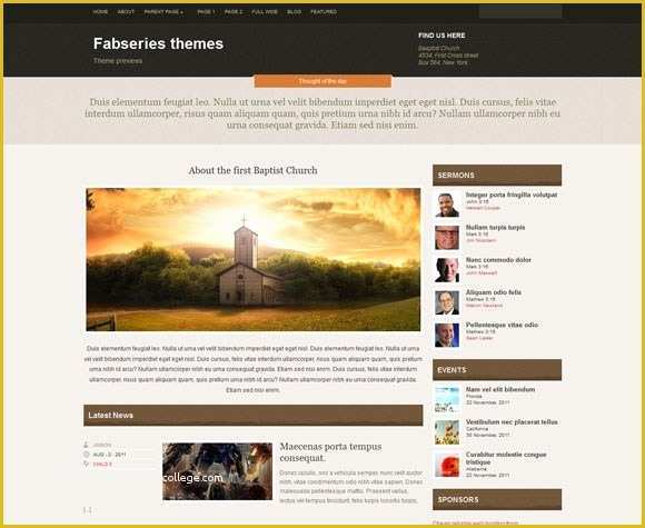 Free Wordpress Church Templates Of 30 Free and Premium Church Wordpress themes Smashfreakz