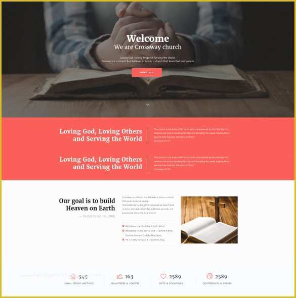 Free Wordpress Church Templates Of 32 Church Wordpress themes & Templates