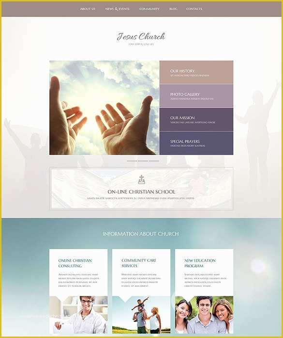 Free Wordpress Church Templates Of 32 Church Wordpress themes & Templates