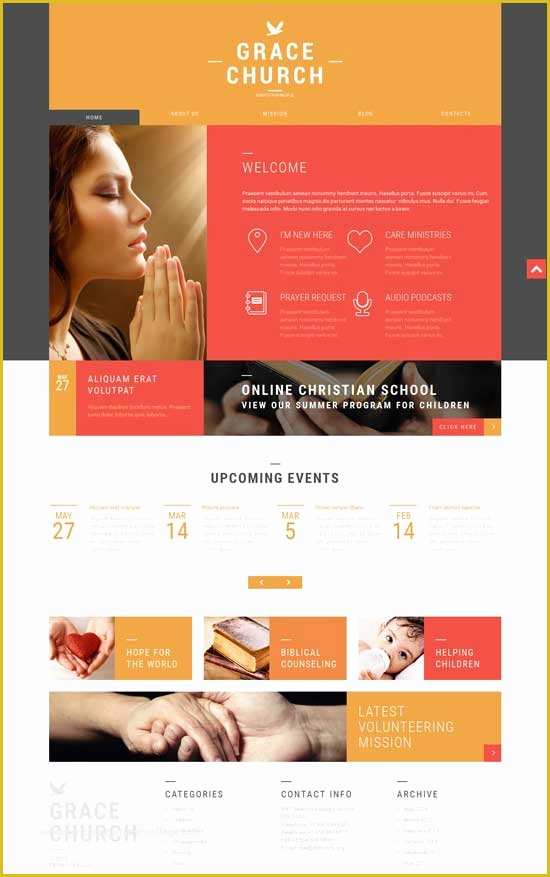 Free Wordpress Church Templates Of 40 Best Church Wordpress themes Free &amp; Premium