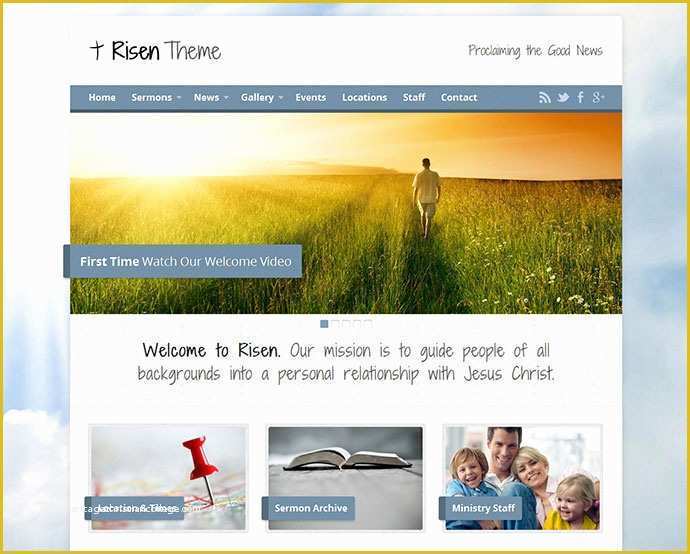 Free Wordpress Church Templates Of 9 Great Church Wordpress themes