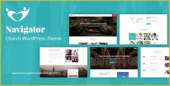 Free Wordpress Church Templates Of Navigator Nonprofit Church Wordpress theme Free Nulled