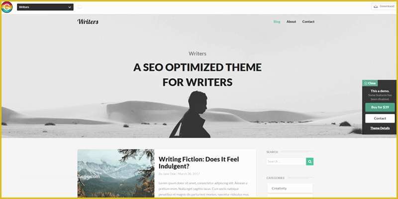 Free Wordpress Templates for Writers Of 10 Seo Friendly Wordpress themes for Pany Blog