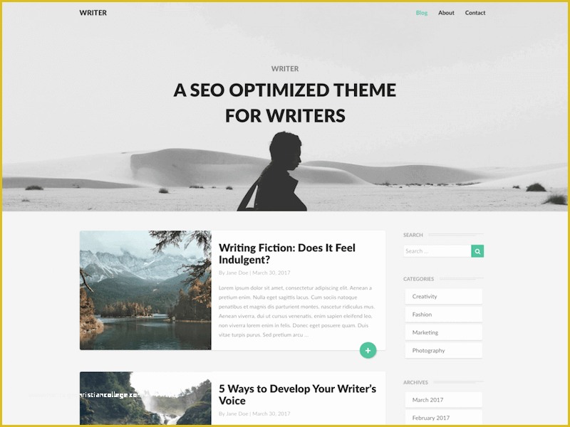 Free Wordpress Templates for Writers Of 15 Best Free Minimalist Wordpress themes for 2019