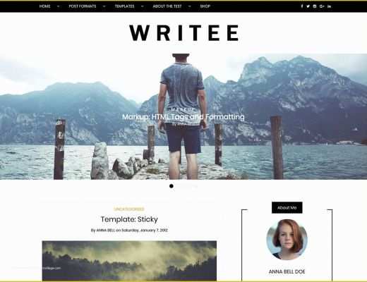 Free Wordpress Templates for Writers Of 15 Best Wordpress themes for Writers &amp; Authors 2019 athemes