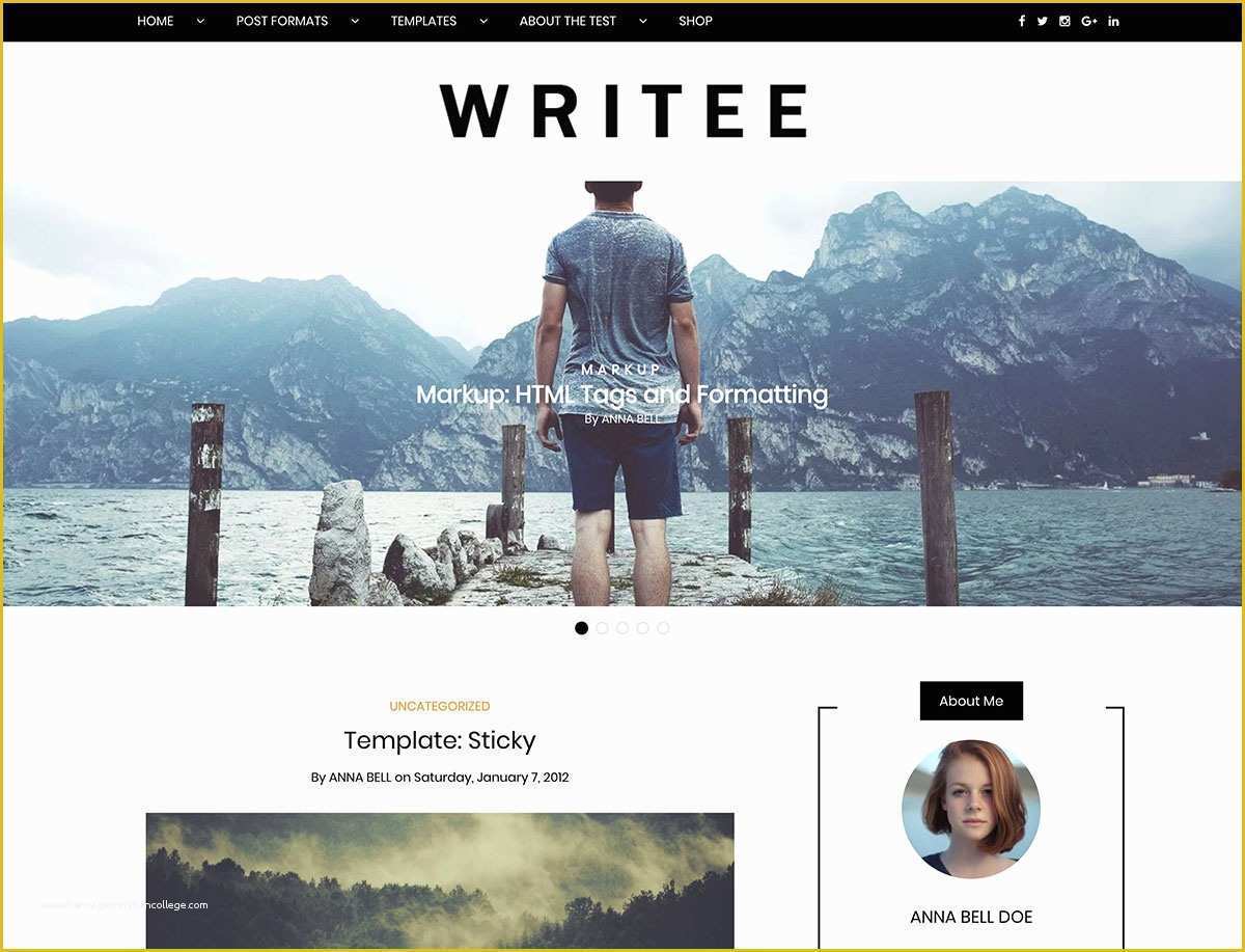 Free Wordpress Templates for Writers Of 15 Best Wordpress themes for Writers & Authors 2019 athemes