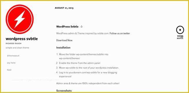 Free Wordpress Templates for Writers Of Free themes for Writers & Bloggers