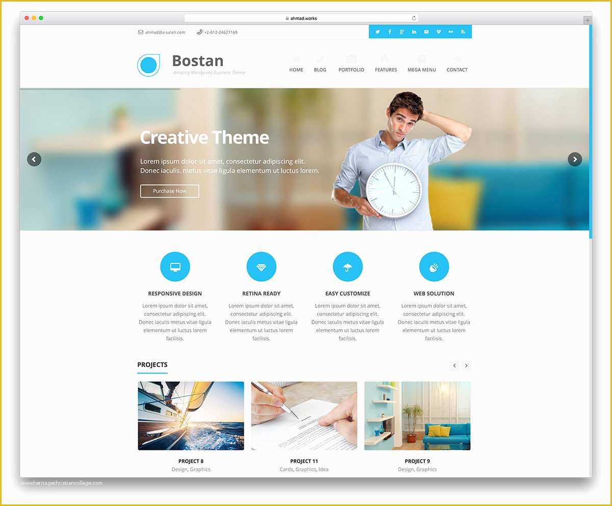 Free Wordpress Website Templates Of 50 Best Business Wordpress themes 2019 Colorlib