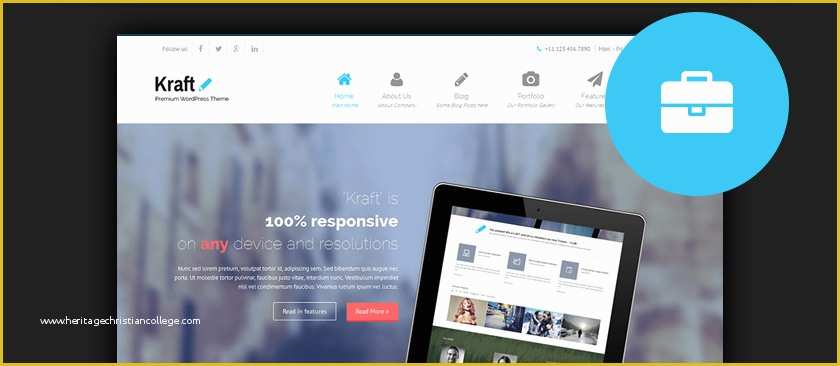 Free Wordpress Website Templates Of 60 Best Responsive Free Wordpress Business themes 2017