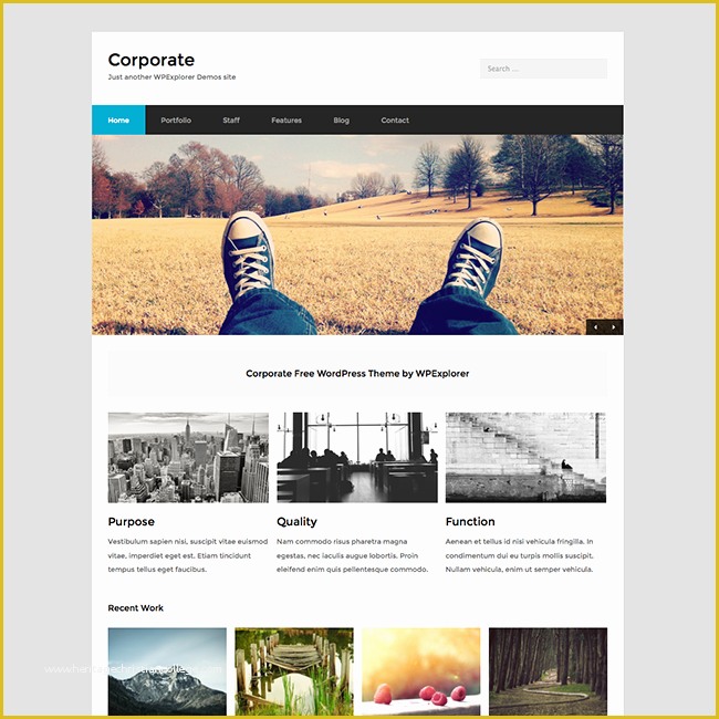 Free Wordpress Website Templates Of Corporate Free Business Wordpress theme Wpexplorer