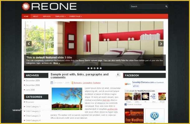 Free Wordpress Website Templates Of Free Red Black Wooden Business Web Template Freepsdfile