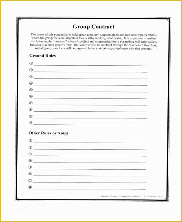 Free Work Contract Template Of 10 Work Contract Templates Apple Pages Google Docs