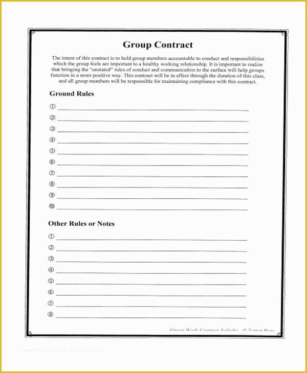 Free Work Contract Template Of 10 Work Contract Templates Apple Pages Google Docs