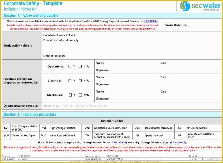 Free Work Instruction Template Downloads Of 8 Sample Work Instruction Templates Free Download