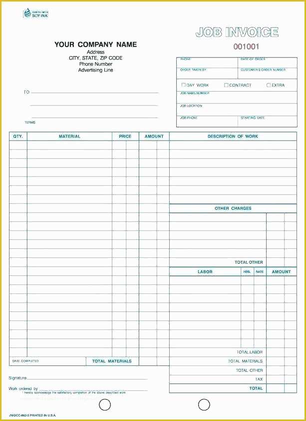 Free Work order Invoice Template Of Work order Receipt Template Free Auto Repair Invoice