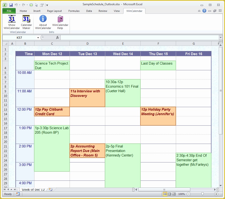 work schedule creator