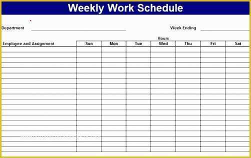 Free Work Schedule Maker Template Of 5 Excel Employee Work Schedule Template Exceltemplates