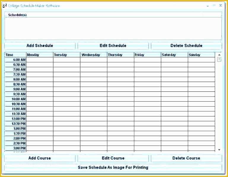 Free Work Schedule Maker Template Of 6 Microsoft Excel Employee Schedule Template