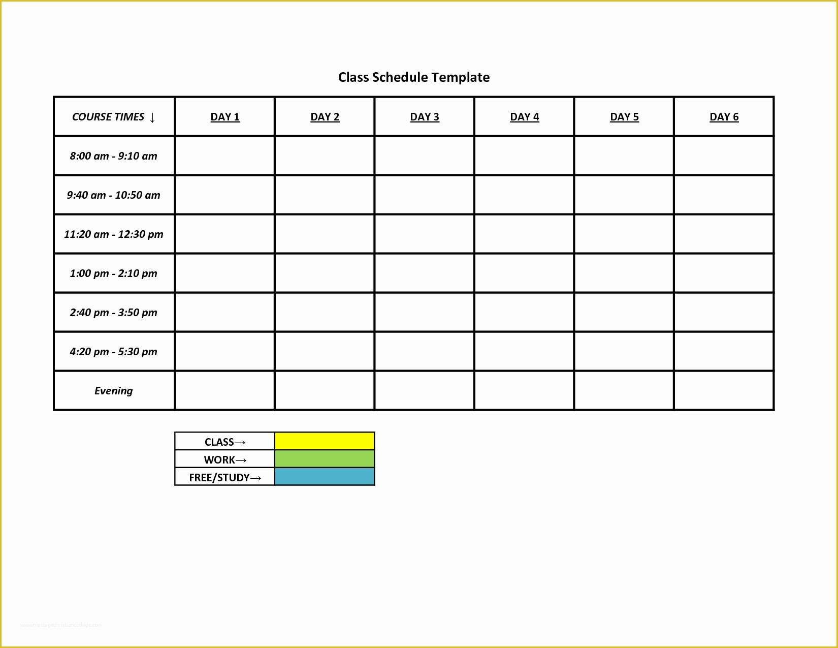 work schedule creator