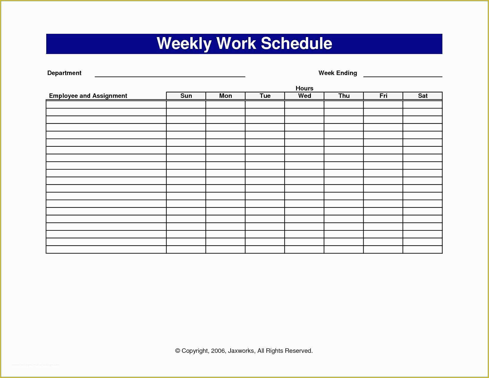 Free Work Schedule Maker Template Of Awesome S Free Work Schedule Maker Template