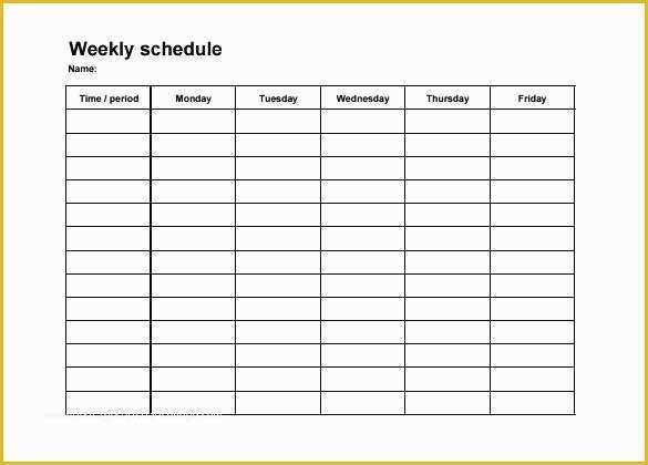 Free Work Schedule Maker Template Of Blank Work Schedule Maker Employee Shift Template Free