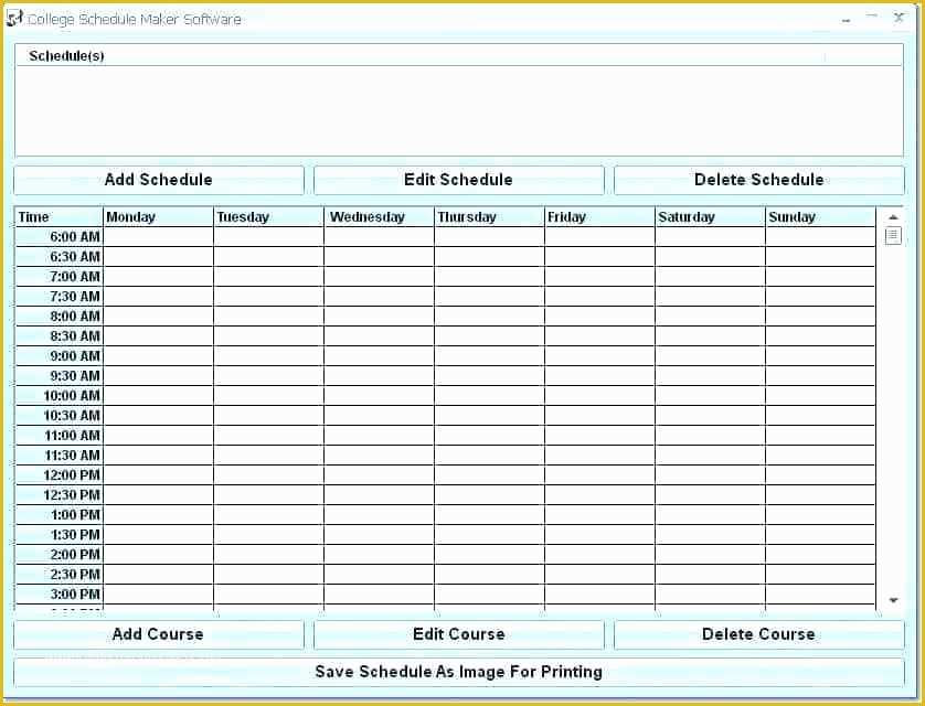 Free Work Schedule Maker Template Of Schedule Maker Excel Monthly Work Template Restaurant