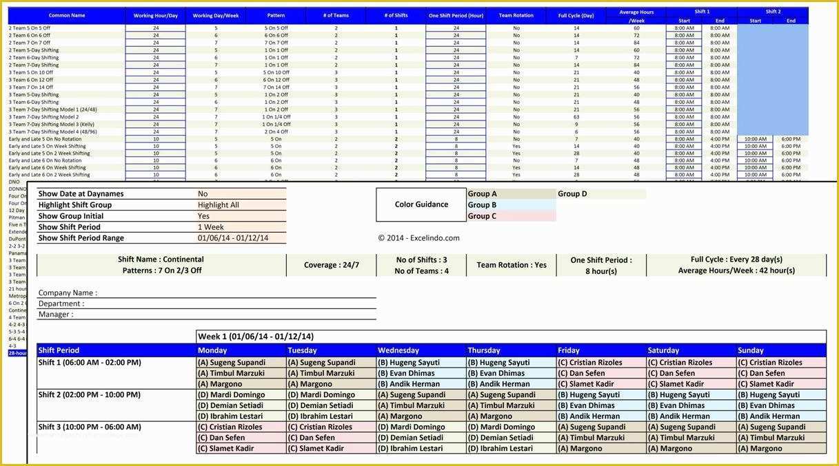 Free Work Schedule Maker Template Of Work Schedule Maker Excel – Printable Calendar Templates