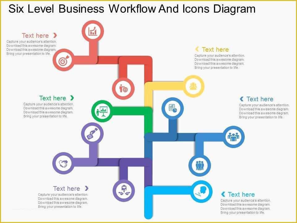 Free Workflow Diagram Template Of Style Essentials 1 Agenda 6 Piece