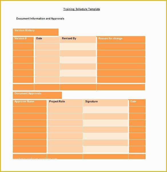 Free Workout Schedule Template Of 21 Training Schedule Templates Doc Pdf