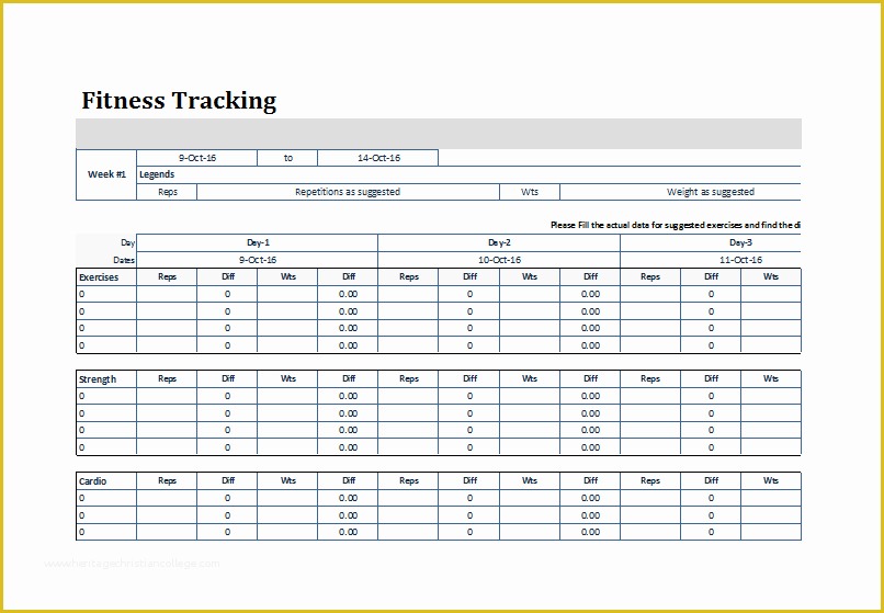 Free Workout Schedule Template Of Exercise Schedule Template