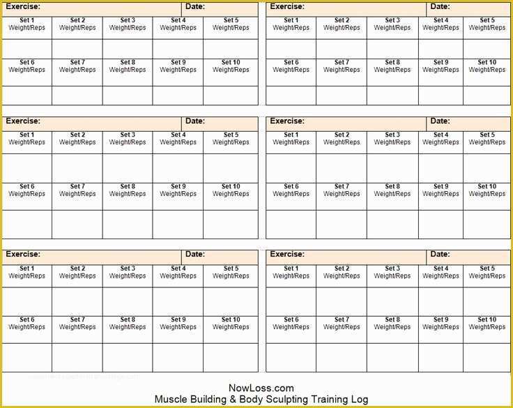 Free Workout Schedule Template Of Free Workout Schedule