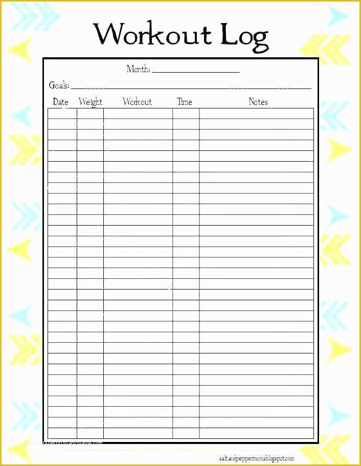 Free Workout Schedule Template Of Printable Plete Bodybuilding Routine Free Workout