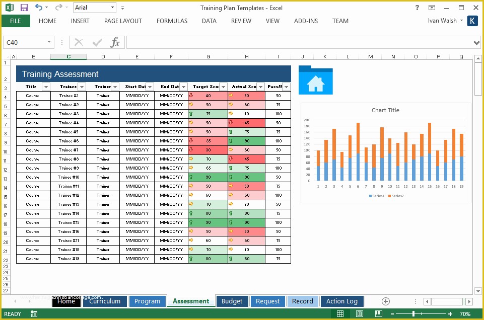 Free Workout Schedule Template Of Training Plan Template – 20 Page Word &amp; 14 Excel forms