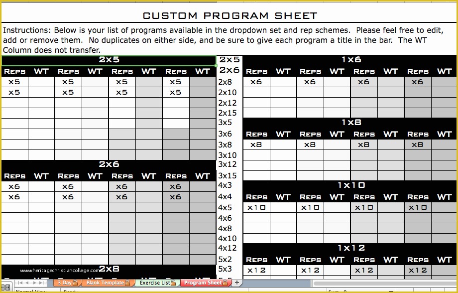 Free Workout Templates for Personal Trainers Of Personal Trainer Workout Plan Template Eoua Blog