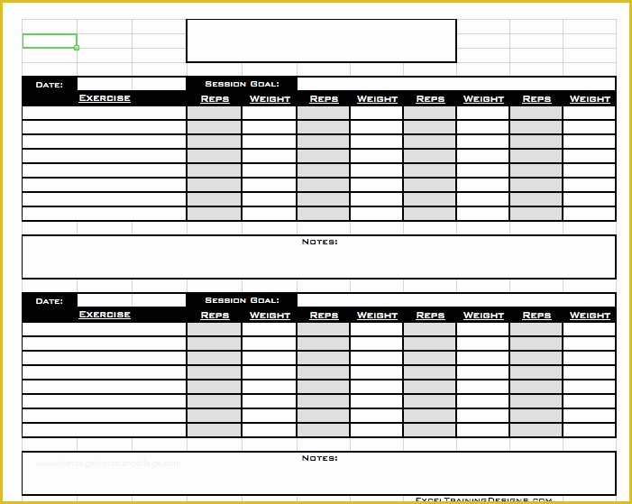 Free Workout Templates for Personal Trainers Of Personal Trainer Workout Template