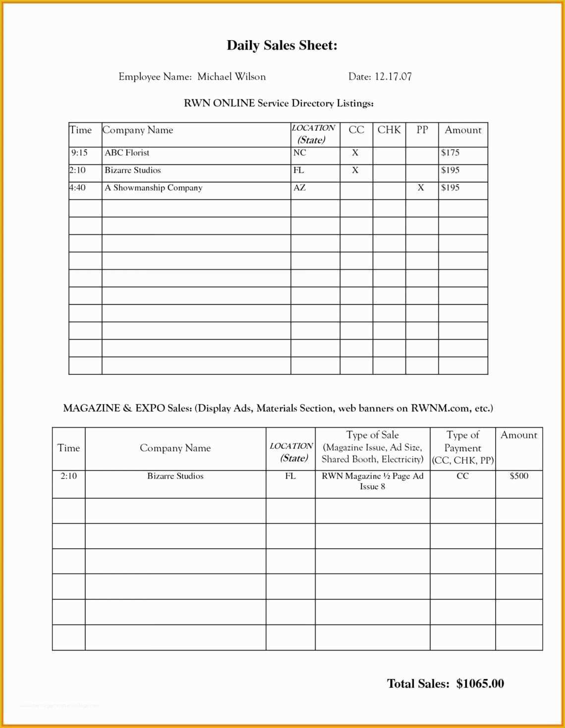 Bookkeeping Workflow Template