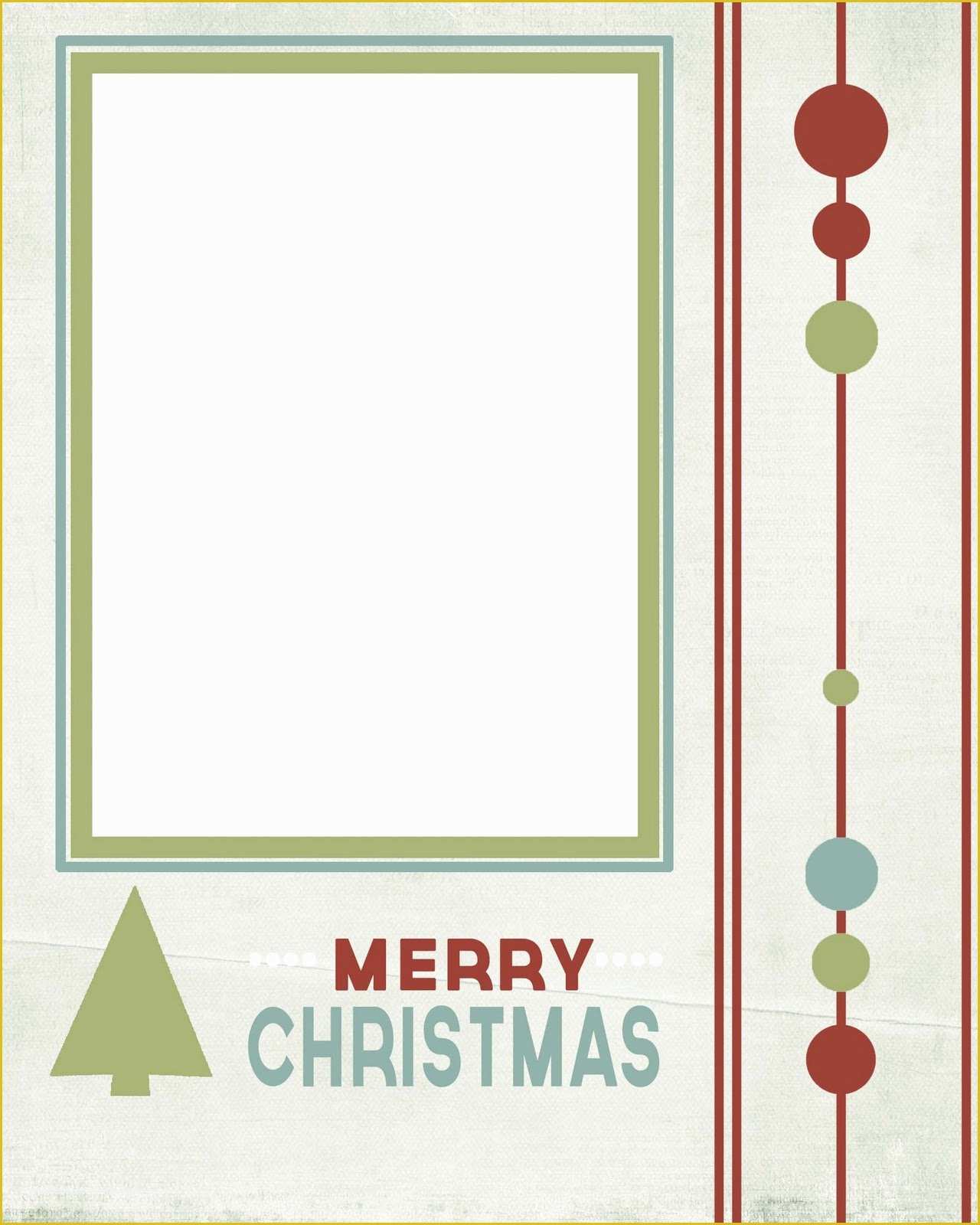 Free Xmas Postcards Templates Of Blank Printable Christmas Cards – Happy Holidays
