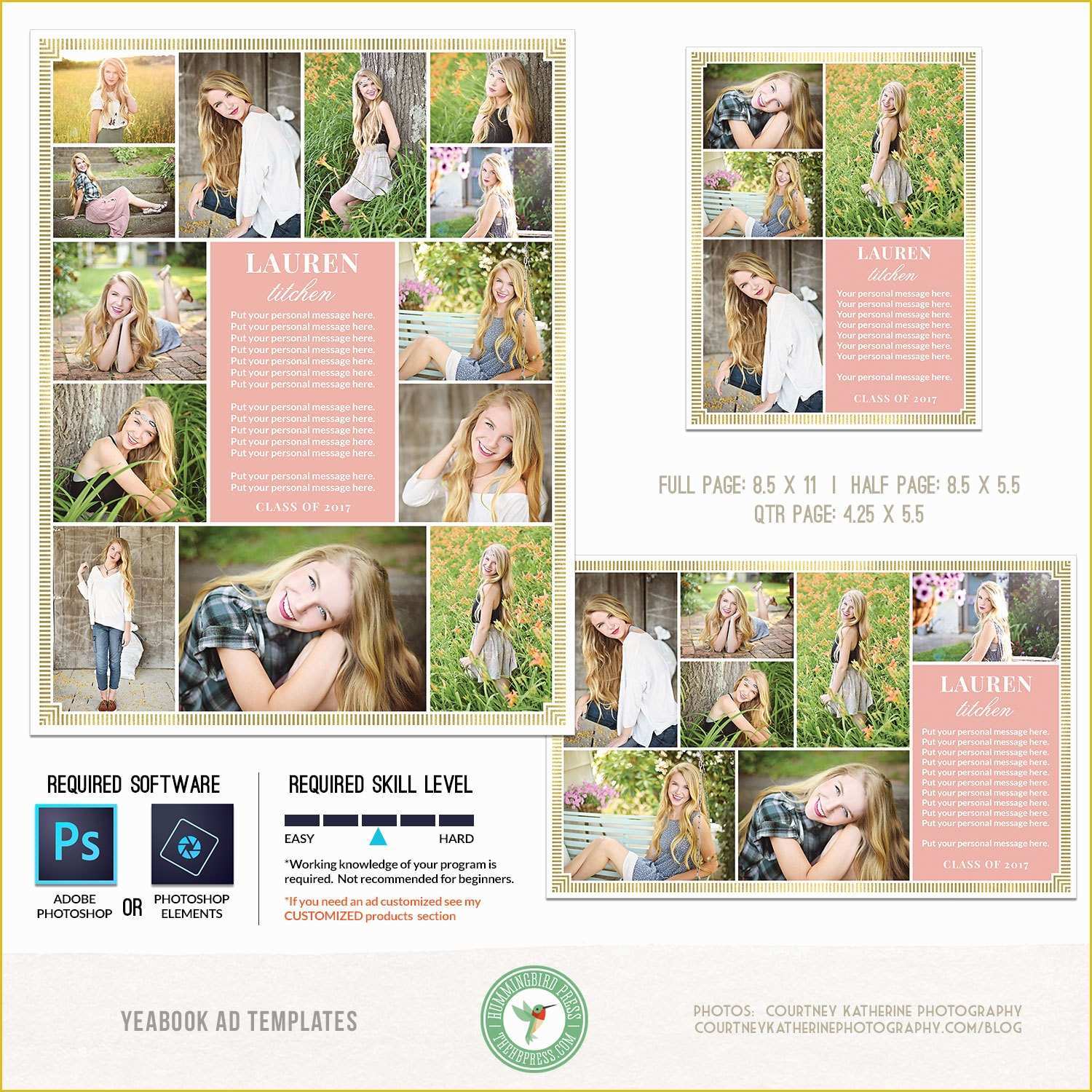 Free Yearbook Templates Of High School Yearbook Ad Templates College Senior Ad