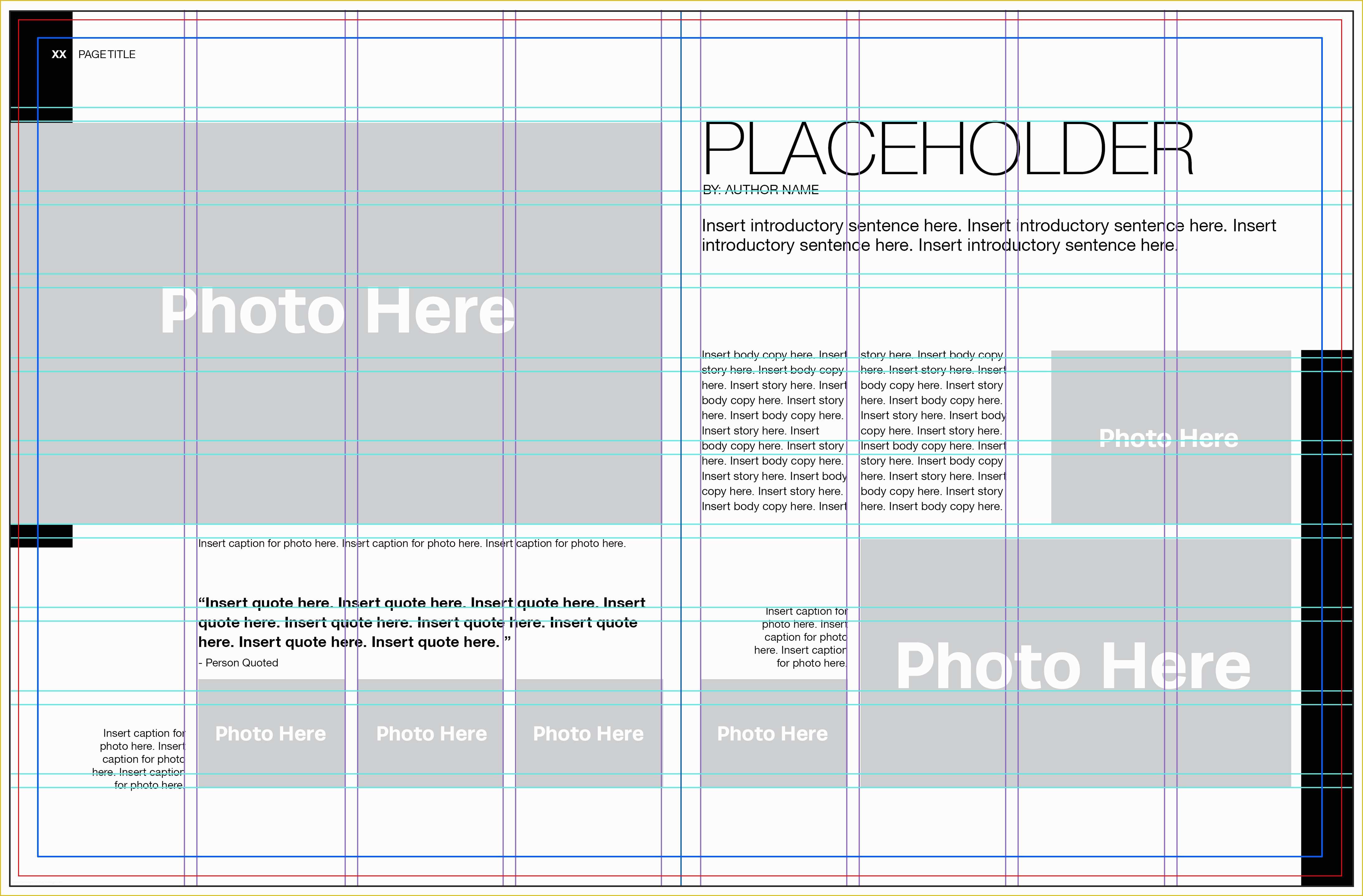 Free Yearbook Templates Of Yearbook Page Template Templates Data