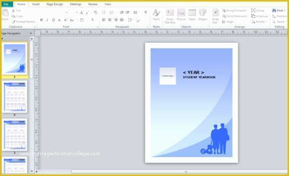 Free Yearbook Templates Of Yearbook Template for Microsoft Publisher