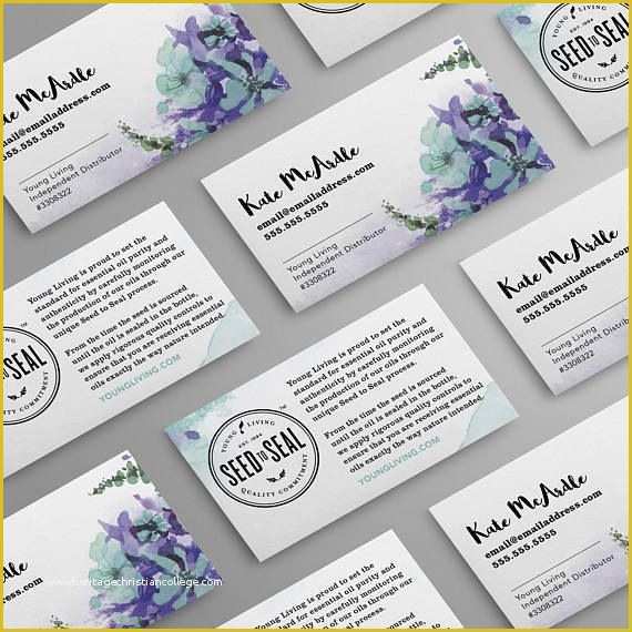 Free Young Living Business Card Templates Of 1000 Ideas About Young Living Business On Pinterest